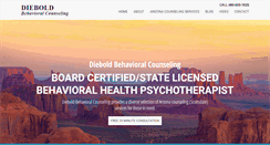Desktop Screenshot of dieboldbehavioralcounseling.com